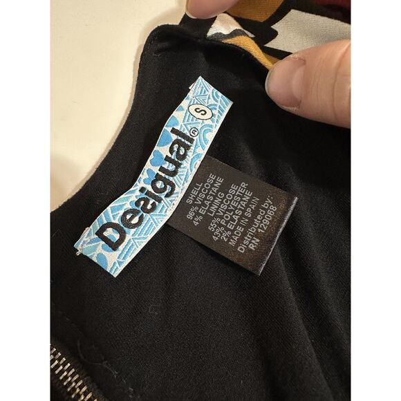 Desigual Mini Dress Multicolor Vibrant Pattern - Picture 7 of 10